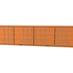 Container con abertura lateral 40pies HC Open Side con 2 puertas