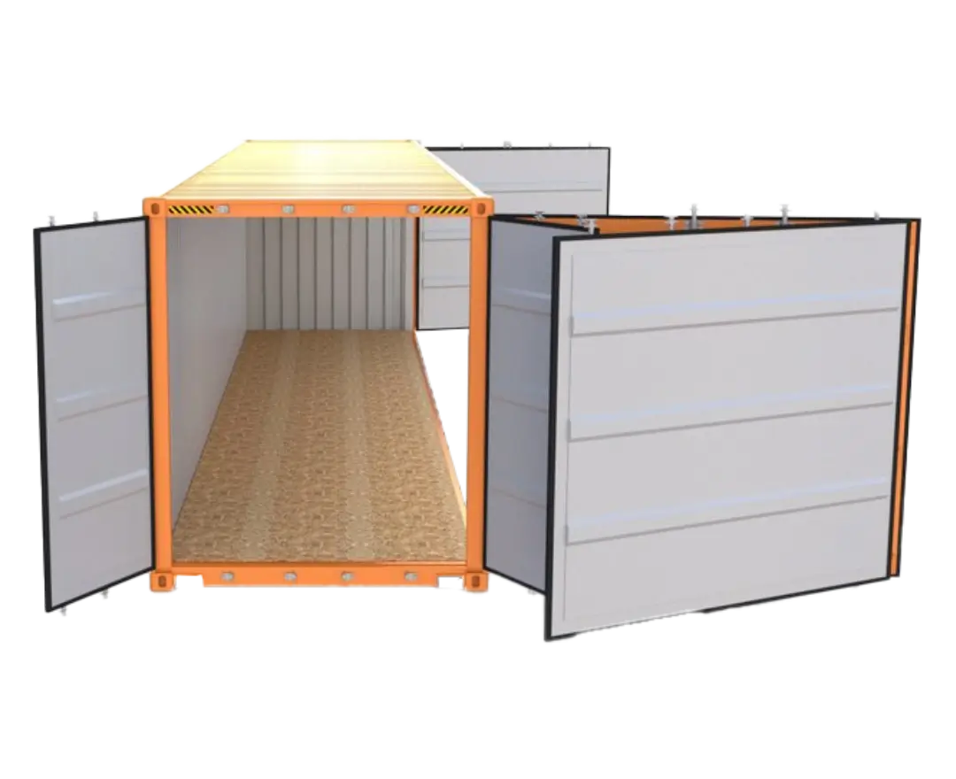 Container con abertura lateral 40pies HC Open Side con 2 puertas - Imagen 4