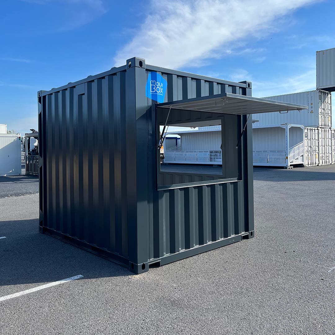Contenedor Comercial 10 Pies — Kiosco · Stand · Punto de Venta