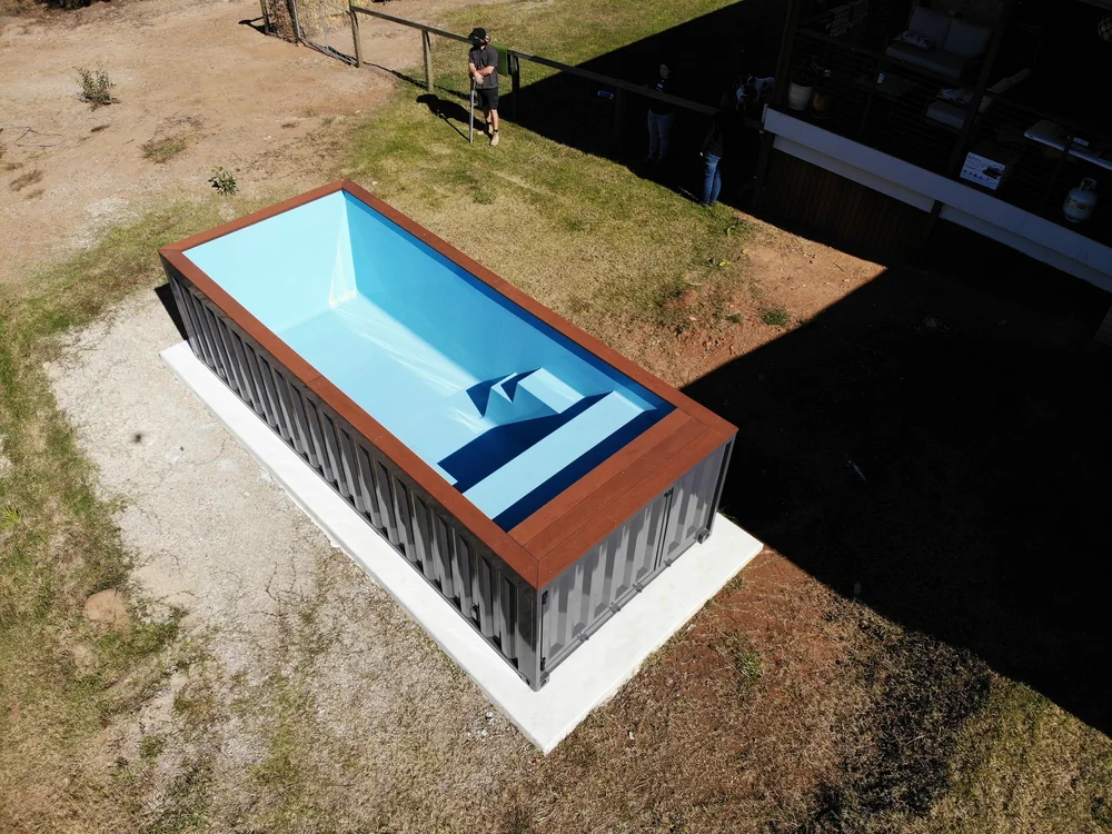 Piscina Contenedor 20 Pies — Elevada o Enterrada, Lista para Instalar - Imagen 2