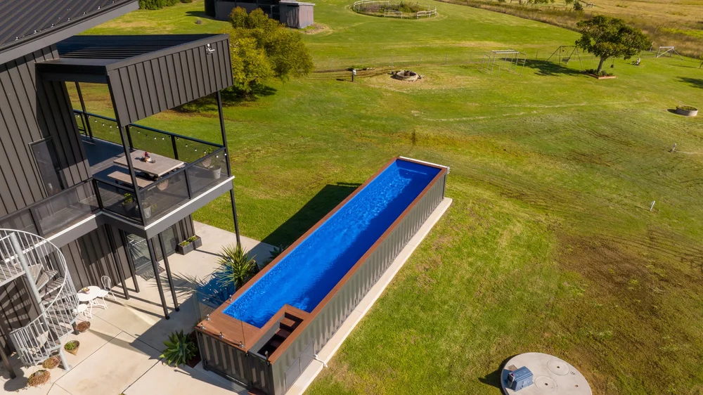 Piscina Contenedor 40 Pies — Elevada, Diseño Moderno, Lista para Instalar - Imagen 2
