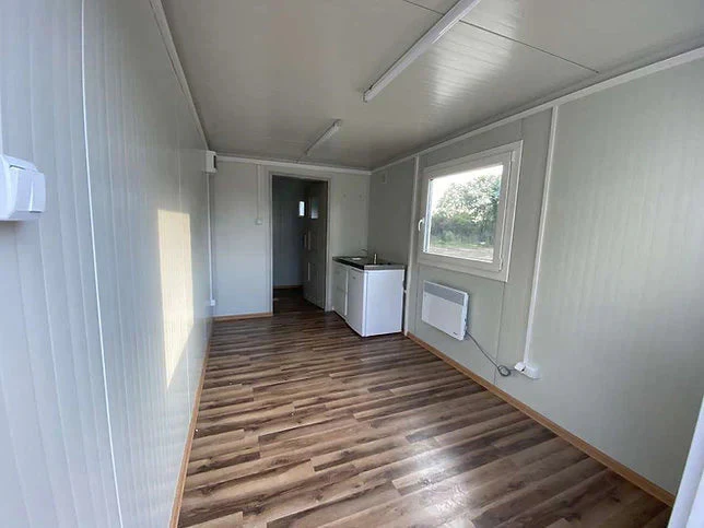 Contenedor habitacional totalmente equipado, con cocina, baño, ducha y WC - Imagen 6