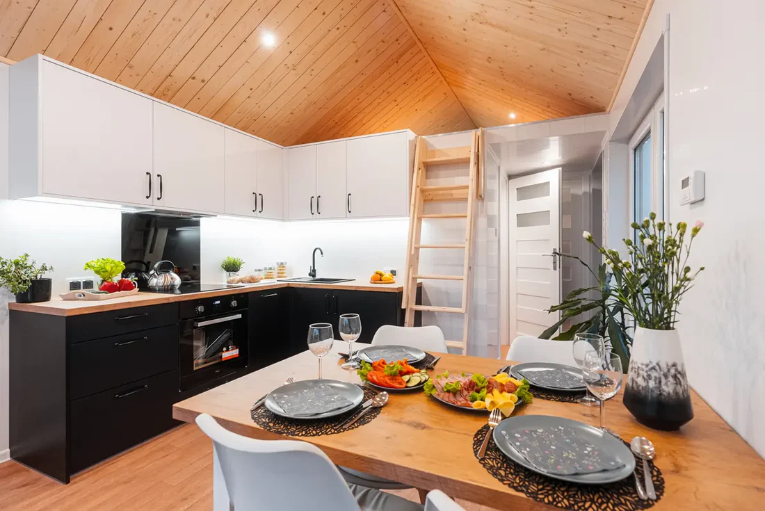Casa Móvil T2 GABANA – 35 m² con Altillo – Estilo Cabaña Nórdica - Imagen 4