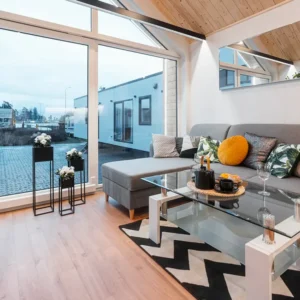 Casa Móvil T2 GABANA – 35 m² con Altillo – Estilo Cabaña Nórdica