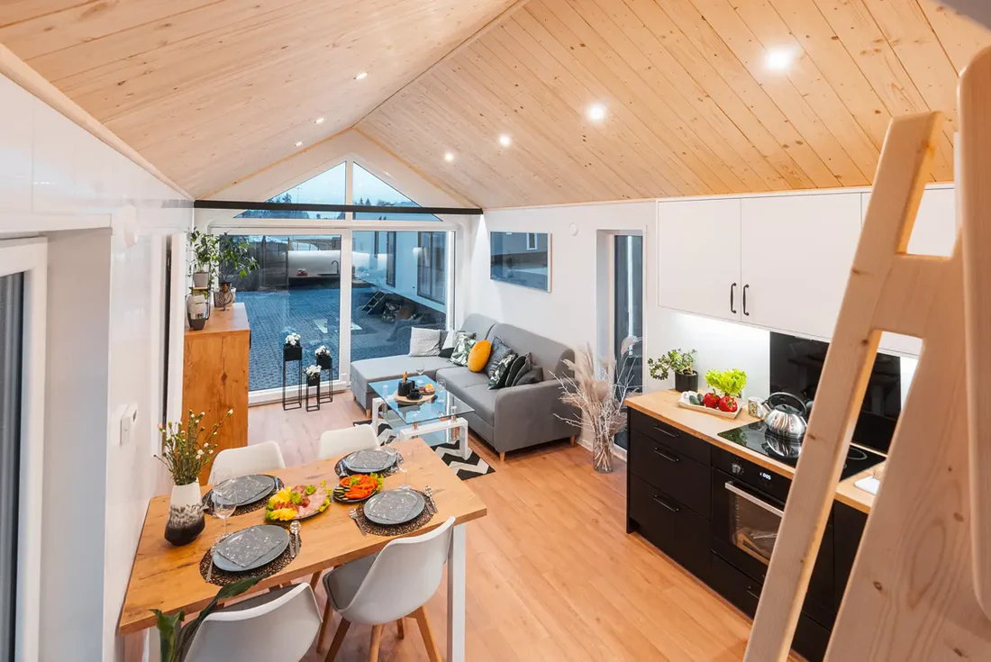 Casa Móvil T2 GABANA – 35 m² con Altillo – Estilo Cabaña Nórdica - Imagen 6