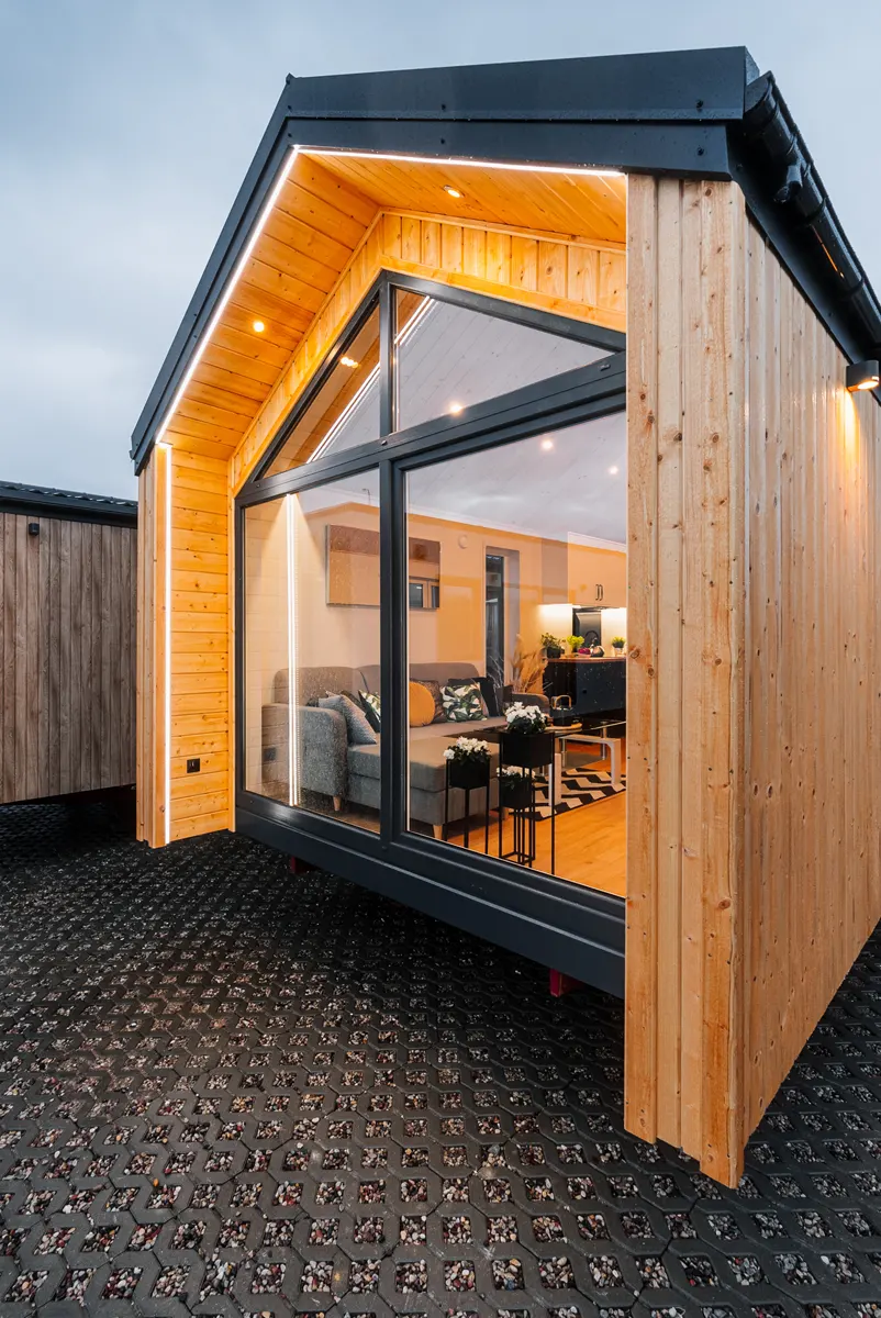 Casa Móvil T2 GABANA – 35 m² con Altillo – Estilo Cabaña Nórdica - Imagen 11