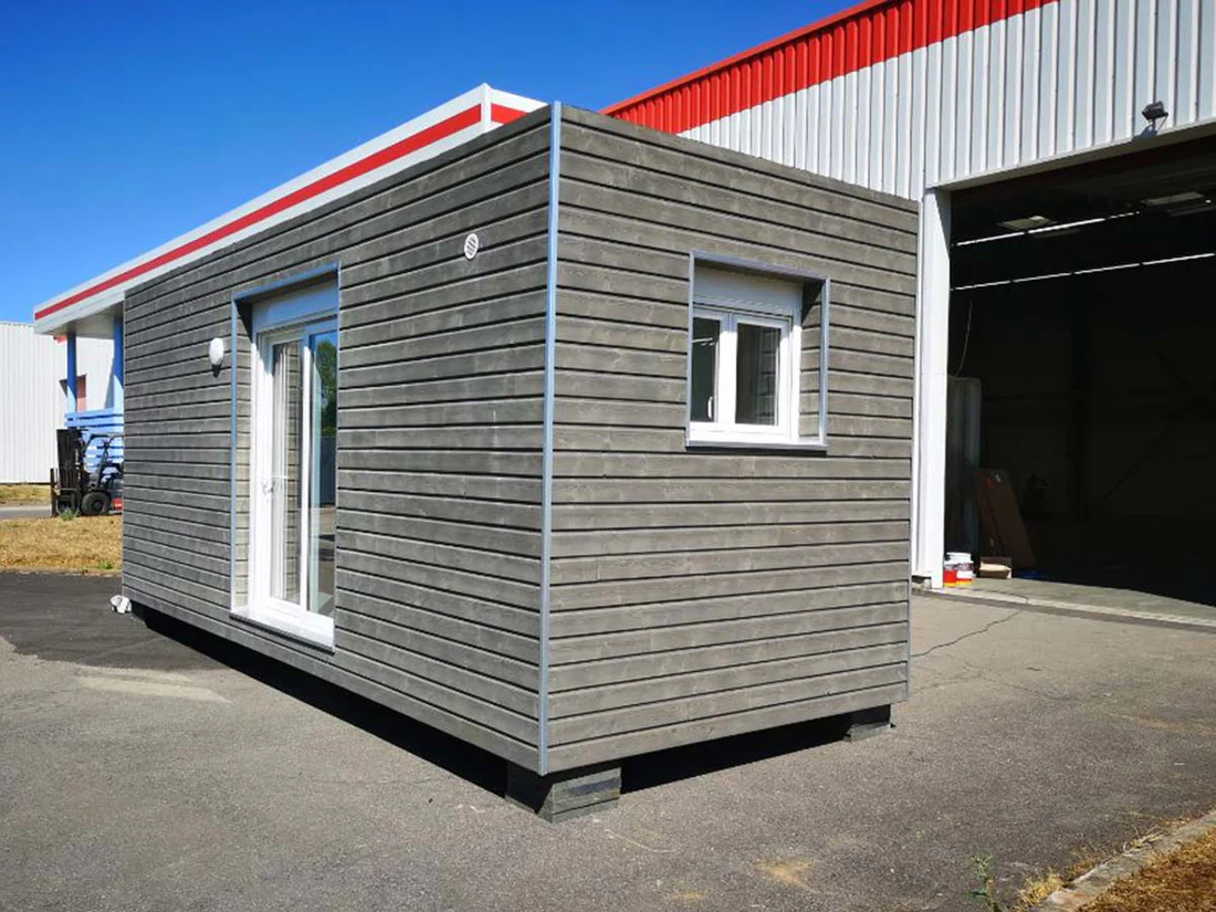 Tiny' Cube STEELWOOD – 20 m² – Estudio Todo en Uno - Imagen 2