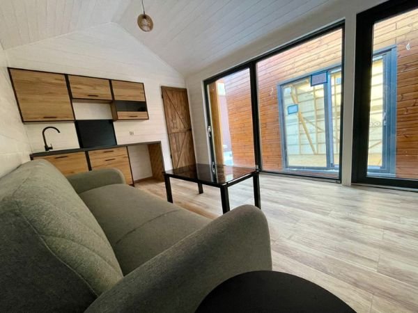 Casa Móvil 10 × 3,5 m – 35 m² – Planta con 2 Dormitorios y Salón - Imagen 2