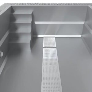 Piscina de Acero Inoxidable Pool Expert, 3x6x1,34 m