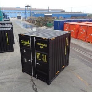 Contenedor Marítimo High Cube de 10 Pies Negro - Nuevo