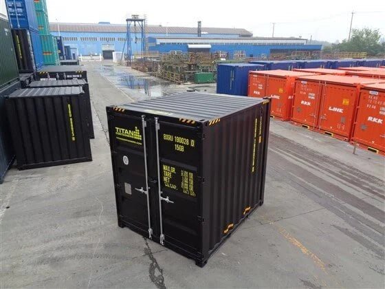 Contenedor Marítimo High Cube de 10 Pies Negro - Nuevo