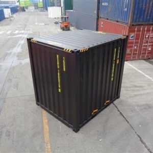 Contenedor Marítimo High Cube de 10 Pies Negro - Nuevo