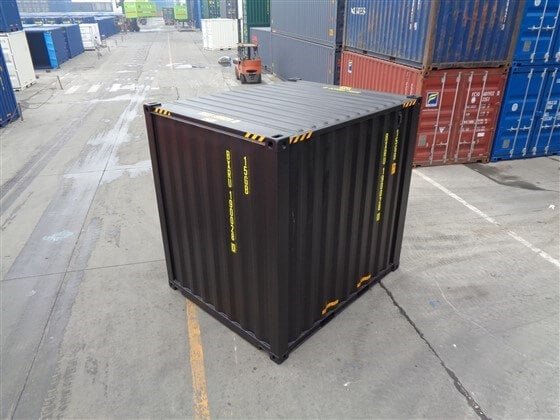 Contenedor Marítimo High Cube de 10 Pies Negro - Nuevo - Imagen 3