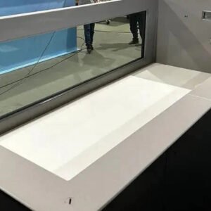 Piscina de Polipropileno de 6,5 m x 2,5 m con Ventanal de 4 m