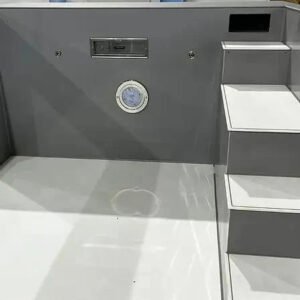 Piscina de Polipropileno de 6,5 m x 2,5 m con Ventanal de 4 m