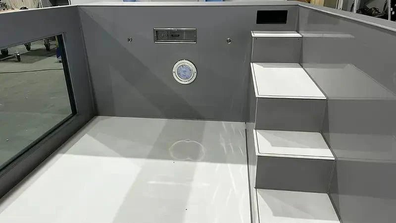 Piscina de Polipropileno de 6,5 m x 2,5 m con Ventanal de 4 m - Imagen 4