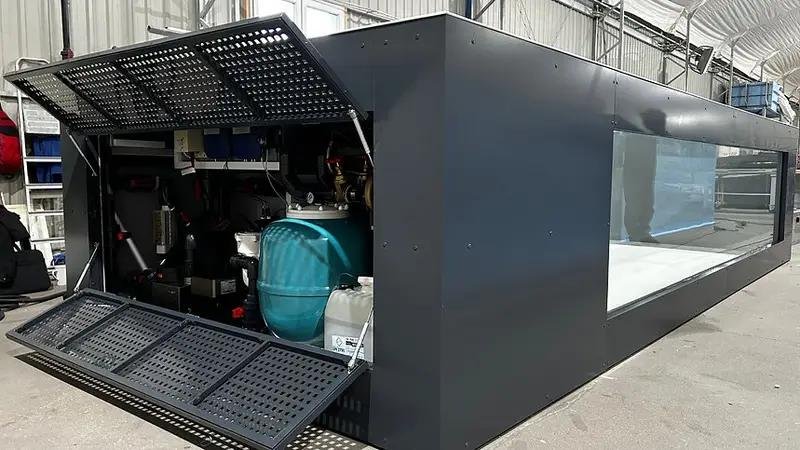 Piscina de Polipropileno de 6,5 m x 2,5 m con Ventanal de 4 m - Imagen 2
