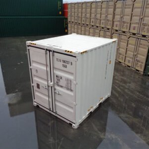 Contenedor Marítimo High Cube de 10 Pies Blanco - Nuevo