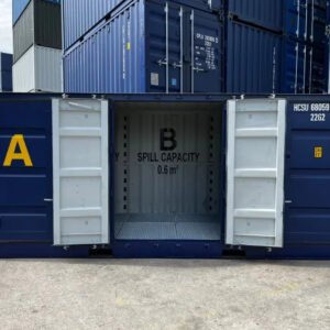 Contenedor Base "Open Side 20" con Bandeja de Recogida y Cubeto de Retención
