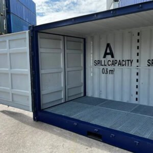 Contenedor Base "Open Side 20" con Bandeja de Recogida y Cubeto de Retención