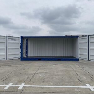 Contenedor Marítimo 20 Pies Apertura Lateral Completa Azul Nuevo