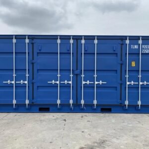 Contenedor Marítimo 20 Pies Apertura Lateral Completa Azul Nuevo