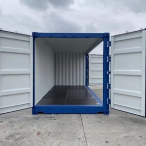Contenedor Marítimo 20 Pies Apertura Lateral Completa Azul Nuevo