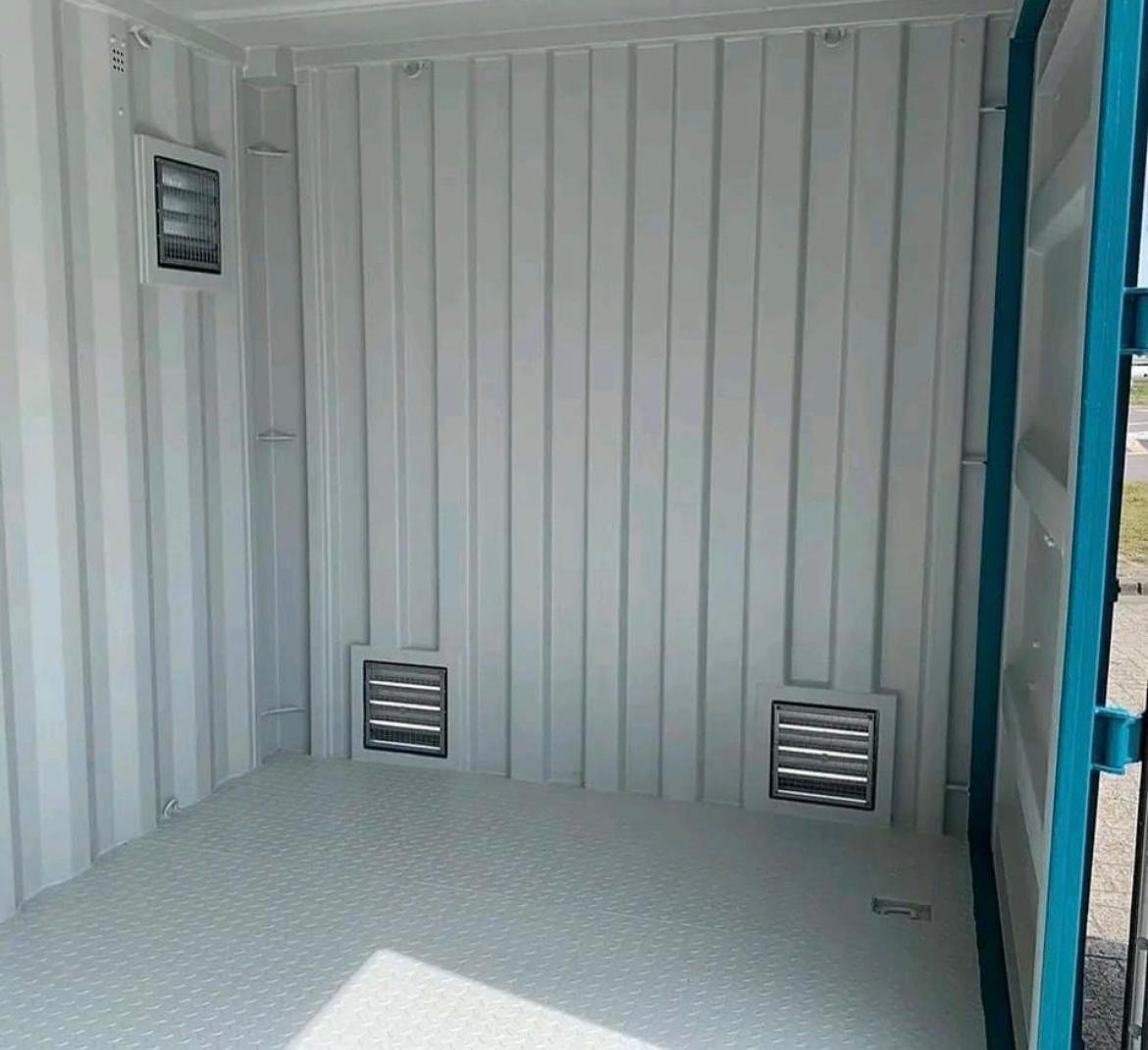 Contenedor marítimo 20 pies nuevo – Puertas laterales full side + puertas estándar – Color arena - Imagen 5