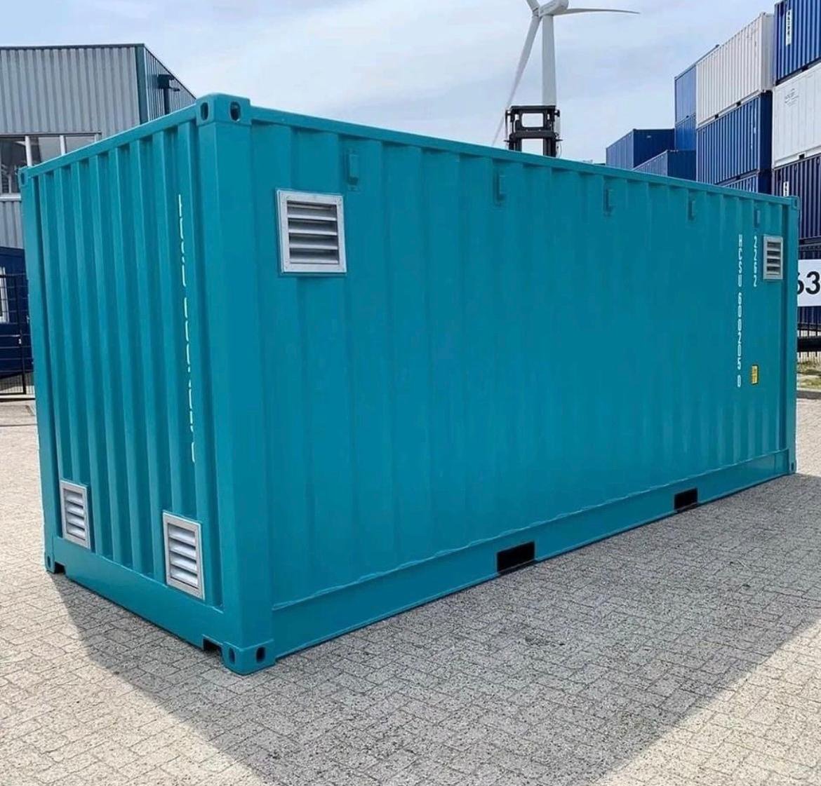 Contenedor marítimo 20 pies nuevo – Puertas laterales full side + puertas estándar – Color arena - Imagen 4