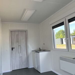 Contenedor Oficina con Cocina, Aseo y Ducha 6,00 x 2,43 m
