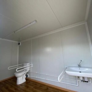 Módulo Sanitario Adaptado para Personas con Movilidad Reducida, con Rampa (Ref: 3907)
