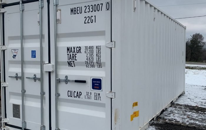 Contenedor Marítimo de 20 Pies con Tres Puertas - Nuevo - Imagen 2