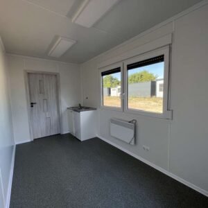 Contenedor Oficina con Cocina, Aseo y Ducha 6,00 x 2,43 m