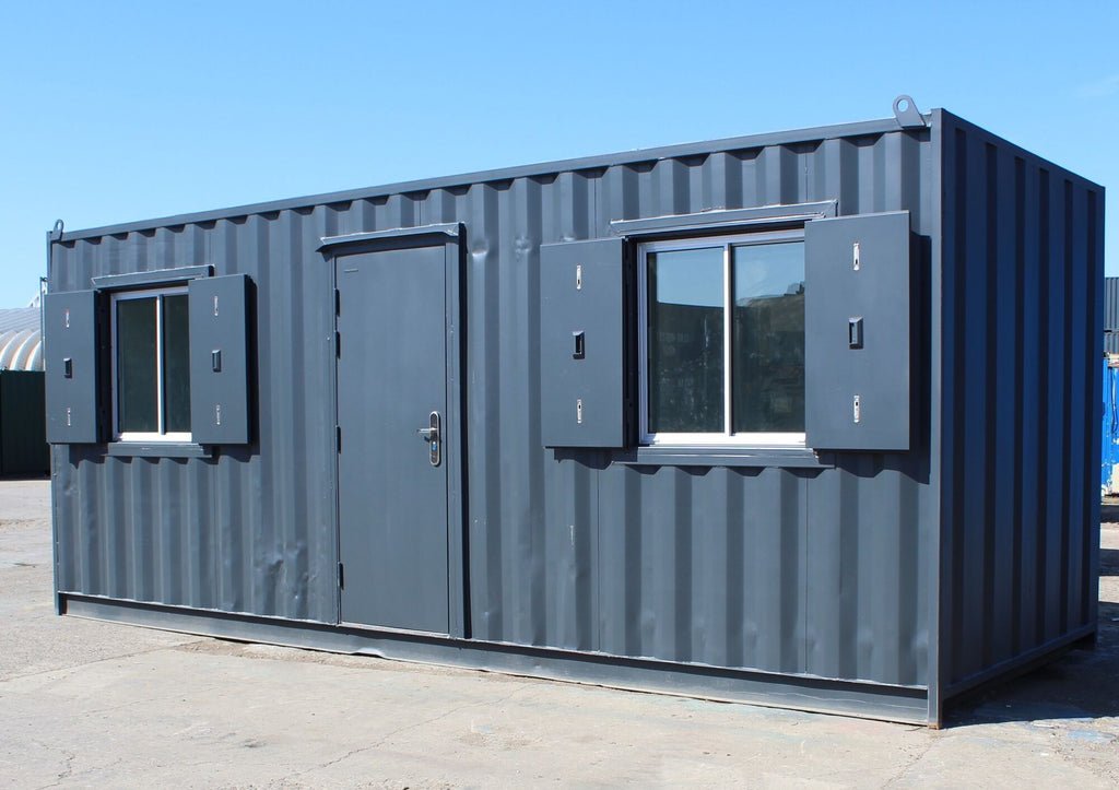 Contenedor Oficina de 20 Pies con 2 Ventanas (Ref: 1096)