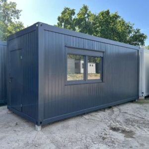 Contenedor Oficina con Cocina, Aseo y Ducha 6,00 x 2,43 m