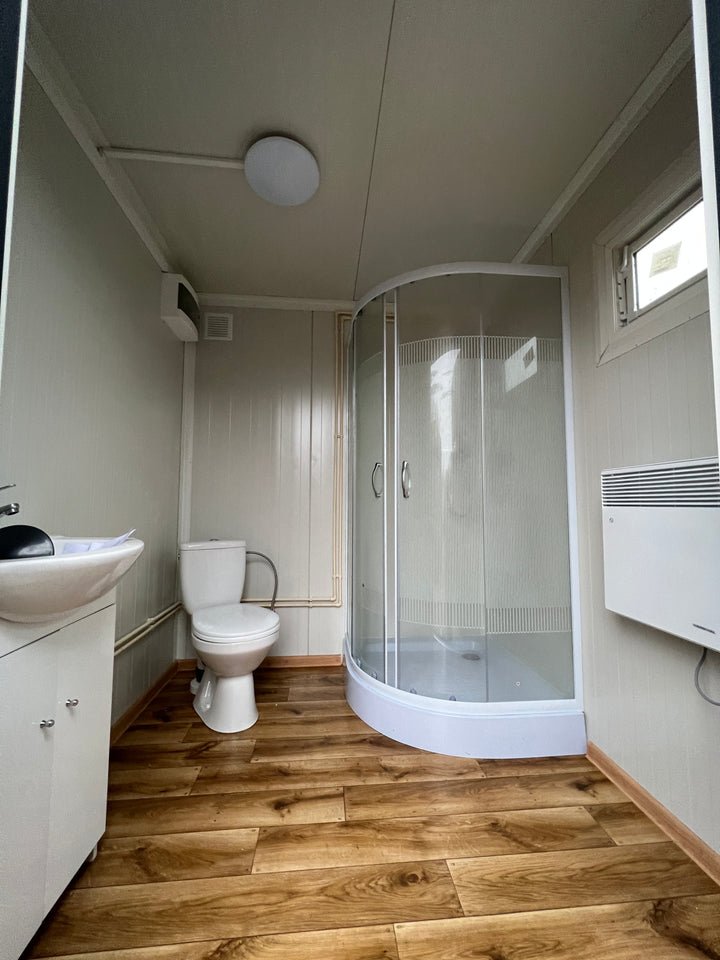 Módulo Sanitario 2,00 x 2,00 m con Inodoro, Lavabo y Ducha - Imagen 2