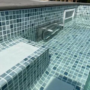 Piscina Contenedor de 20 Pies, Gris Antracita, con Función Jet-Swim