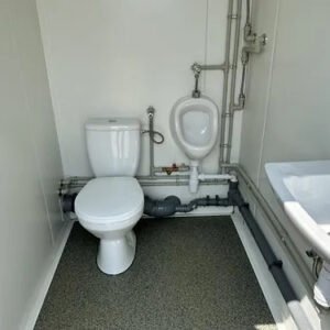 Contenedor Sanitario con 3 Cabinas (Ref: S2107)
