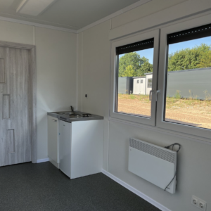 Contenedor Vivienda 6,00 x 2,44 m con Cocina, WC y Ducha