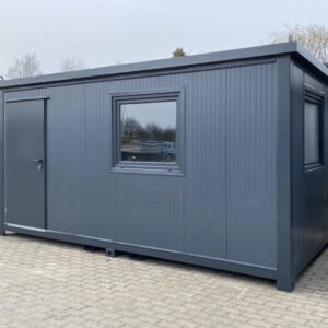 Contenedor de Oficina 5x2,4 m - Módulo Prefabricado con Aislamiento