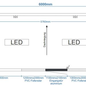 Contenedor de Oficina 6,00 x 2,90 m