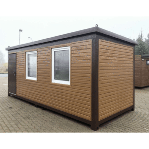 Contenedor de Oficina 6 x 2,40, Color Madera