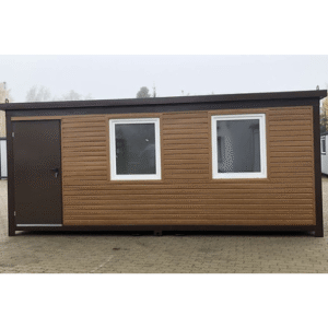 Contenedor de Oficina 6 x 2,40, Color Madera