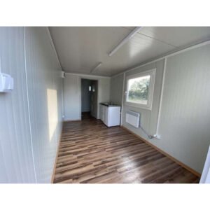 Contenedor de Oficina 6,00 x 2,40 m con Baño, Ducha y Cocina