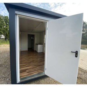 Contenedor de Oficina 6,00 x 2,40 m con Baño, Ducha y Cocina