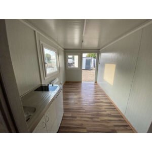 Contenedor de Oficina 6,00 x 2,40 m con Baño, Ducha y Cocina