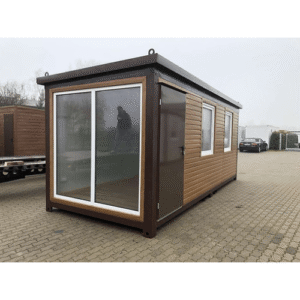 Contenedor de Oficina 6 x 2,40, Color Madera